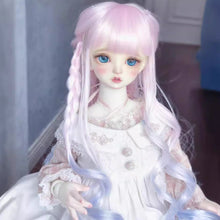 Load image into Gallery viewer, 1/6 BJD Dolls Short Long Hair High Temperature Fiber Soft Silk Doll Wig Colorful Wig Multi-color Doll's Accessories