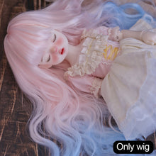 Load image into Gallery viewer, 1/6 BJD Dolls Short Long Hair High Temperature Fiber Soft Silk Doll Wig Colorful Wig Multi-color Doll's Accessories
