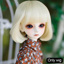 Load image into Gallery viewer, 1/6 BJD Dolls Short Long Hair High Temperature Fiber Soft Silk Doll Wig Colorful Wig Multi-color Doll's Accessories