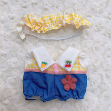 Load image into Gallery viewer, 20CM Cotton Doll Rompers Cartoon Plush Doll Replacement Outfit Playing House Accessories Mini Clothes