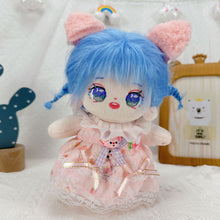 Load image into Gallery viewer, 20CM Cotton Doll Rompers Cartoon Plush Doll Replacement Outfit Playing House Accessories Mini Clothes