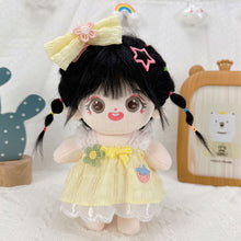 Load image into Gallery viewer, 20CM Cotton Doll Rompers Cartoon Plush Doll Replacement Outfit Playing House Accessories Mini Clothes