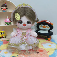 Load image into Gallery viewer, 20CM Cotton Doll Rompers Cartoon Plush Doll Replacement Outfit Playing House Accessories Mini Clothes