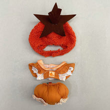 Load image into Gallery viewer, 20CM Cotton Doll Rompers Cartoon Plush Doll Replacement Outfit Playing House Accessories Mini Clothes