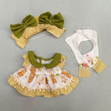 Load image into Gallery viewer, 20CM Cotton Doll Rompers Cartoon Plush Doll Replacement Outfit Playing House Accessories Mini Clothes