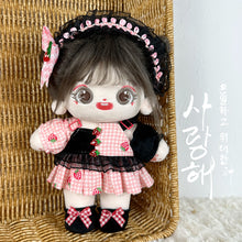 Load image into Gallery viewer, 20CM Cotton Doll Rompers Cartoon Plush Doll Replacement Outfit Playing House Accessories Mini Clothes