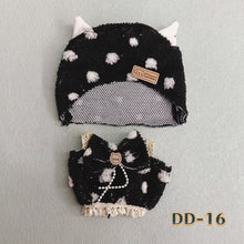 Load image into Gallery viewer, 20CM Cotton Doll Rompers Cartoon Plush Doll Replacement Outfit Dress Playing House Accessories Mini Clothes