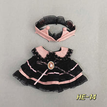 Load image into Gallery viewer, 20CM Cotton Doll Rompers Cartoon Plush Doll Replacement Outfit Dress Playing House Accessories Mini Clothes