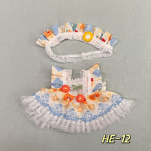 Load image into Gallery viewer, 20CM Cotton Doll Rompers Cartoon Plush Doll Replacement Outfit Dress Playing House Accessories Mini Clothes
