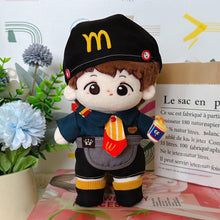 Load image into Gallery viewer, 20CM Cotton Doll Rompers Cartoon Plush Doll Replacement Outfit Dress Playing House Accessories Mini Clothes