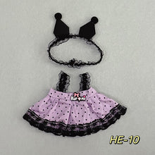 Load image into Gallery viewer, 20CM Cotton Doll Rompers Cartoon Plush Doll Replacement Outfit Dress Playing House Accessories Mini Clothes