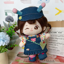 Load image into Gallery viewer, 20CM Cotton Doll Rompers Cartoon Plush Doll Replacement Outfit Playing House Accessories Mini Clothes