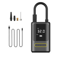 Load image into Gallery viewer, 150PSI Car Inflator Air Pump Portable Self Propelled Electric Air Compressor Pump Tire Handheld Wireless Digital Display Pump and Charger for Phone