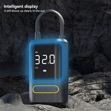 Load image into Gallery viewer, 150PSI Car Inflator Air Pump Portable Self Propelled Electric Air Compressor Pump Tire Handheld Wireless Digital Display Pump and Charger for Phone
