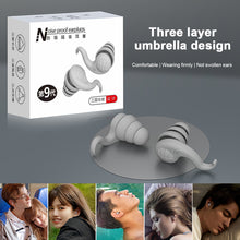 Load image into Gallery viewer, Silicone Soft Soundproof Ear Plugs Sleep Noise Reduction Filter for Ears Earplug Professional Anti-Noise Sleeping Earplugs