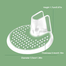 Load image into Gallery viewer, Small Round Dot Anti Slip Clip Foot Flip Flop GEL Transparent Anti Wear Front Half Cushion Clip Foot High Heels Herringbone Style Foot Pad