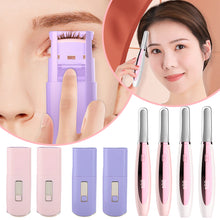 Load image into Gallery viewer, Electric Portable Smiling Shark Eyelashes Curls Small Heated Eyelash Curler Long Lasting Electric Heated Comb Makeup Tool