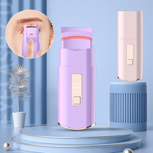Load image into Gallery viewer, Electric Portable Smiling Shark Eyelashes Curls Small Heated Eyelash Curler Long Lasting Electric Heated Comb Makeup Tool