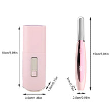 Load image into Gallery viewer, Electric Portable Smiling Shark Eyelashes Curls Small Heated Eyelash Curler Long Lasting Electric Heated Comb Makeup Tool