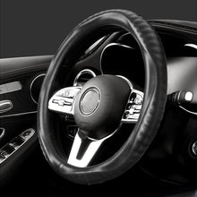 Load image into Gallery viewer, Car Steering Wheel Covers 38cm Breathability Skidproof Imitation Sheepskin Leather Steering Wheel Covers Accessories