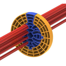 Load image into Gallery viewer, Network Carding Device Cable Comb Fireproof ABS Plastic Generic Cabling Category 5 And 6 Network Cables Laying And Carding Tools