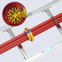 Load image into Gallery viewer, Network Carding Device Cable Comb Fireproof ABS Plastic Generic Cabling Category 5 And 6 Network Cables Laying And Carding Tools