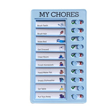 Load image into Gallery viewer, Portable Chore Chart Memo Board, To Do List Checklist Board Detachable Reusable DIY Message Home Travel Planning Reminder Chart
