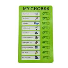 Load image into Gallery viewer, Portable Chore Chart Memo Board, To Do List Checklist Board Detachable Reusable DIY Message Home Travel Planning Reminder Chart