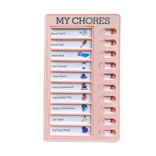Load image into Gallery viewer, Portable Chore Chart Memo Board, To Do List Checklist Board Detachable Reusable DIY Message Home Travel Planning Reminder Chart