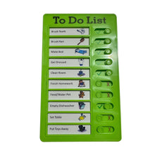 Load image into Gallery viewer, Portable Chore Chart Memo Board, To Do List Checklist Board Detachable Reusable DIY Message Home Travel Planning Reminder Chart