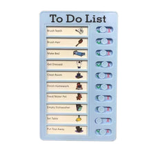 Load image into Gallery viewer, Portable Chore Chart Memo Board, To Do List Checklist Board Detachable Reusable DIY Message Home Travel Planning Reminder Chart