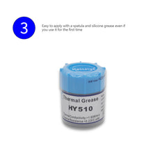 Load image into Gallery viewer, HY510 10/20g Grey Silicone Compound Thermal Paste Conductive Grease Heatsink For CPU GPU Chipset Notebook Cooling with Scraper