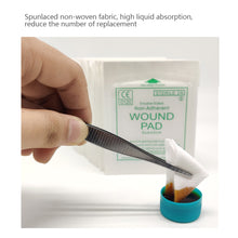 Load image into Gallery viewer, 50/100pcs Sterile Non-woven Gauze Pad Wound Care Supplies Gauze Pad Cotton First Aid Waterproof Wound Dressing