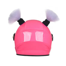 Load image into Gallery viewer, 2Pcs Motorcycle Helmet Braids Wig Woman Lady Loose Wig Braid Motorbike Helmet Pigtails Decoration For Women Men Children