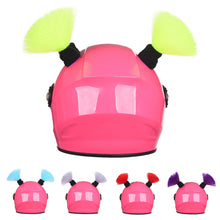 Load image into Gallery viewer, 2Pcs Motorcycle Helmet Braids Wig Woman Lady Loose Wig Braid Motorbike Helmet Pigtails Decoration For Women Men Children