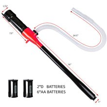 Load image into Gallery viewer, Portable Car Repair Electric Suction Pump Upgrade Handheld Liquid Siphon Oil Water Fuel Battery Vehicle Powered Gas Transfer Pump