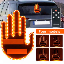 Load image into Gallery viewer, LED Car Finger Light with Remote Control Cool Funny Car Interior Light Finger Up LED Middle Finger Hand Lamp Car Accessories