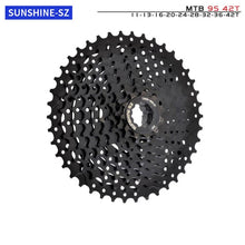Load image into Gallery viewer, MTB Bike Road Bicycle Freewheel 11V 12V 42/46/50T 52T for M5100 M6100 M7100 HG Hub SUNSHINE Black Cassette 8S 9S 10S 11S 12S