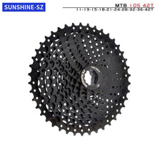 Load image into Gallery viewer, MTB Bike Road Bicycle Freewheel 11V 12V 42/46/50T 52T for M5100 M6100 M7100 HG Hub SUNSHINE Black Cassette 8S 9S 10S 11S 12S