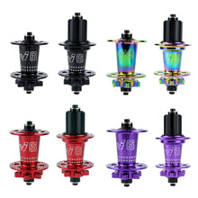 Load image into Gallery viewer, TANKE 120 Click Hub 6 Bearing MTB Mountain Bike Hub Front Rear Thru HG 28 32 36 Holes Disc Brake Bicycle Hubs 8 9 10 11 12 Speed