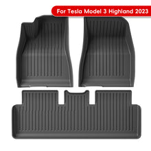 Load image into Gallery viewer, Car Accessories Car Floor Mats Four Seasons Waterproof Non-slip Floor Mat NEW TPE Special For Tesla Model 3 Highland 2023