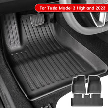 Load image into Gallery viewer, Car Accessories Car Floor Mats Four Seasons Waterproof Non-slip Floor Mat NEW TPE Special For Tesla Model 3 Highland 2023