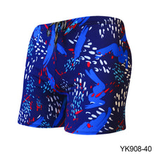Load image into Gallery viewer, Men's Colorful Print Quick Dry Swimwear Men Trunks Swim Shorts Slim Fit Swimming Trunks for Beach Surf Beachwear