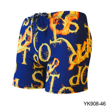 Load image into Gallery viewer, Men's Colorful Print Quick Dry Swimwear Men Trunks Swim Shorts Slim Fit Swimming Trunks for Beach Surf Beachwear