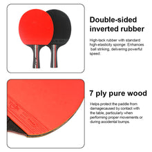 Load image into Gallery viewer, 1Set Table Tennis Racket Set Includes Storage Bag And Balls For Shakehand Grip And Pen-Hold Grip Beginner Competition Training Ping-Pong Supplies