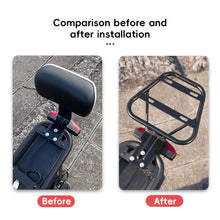 Load image into Gallery viewer, Motorcycle Electric Bike Rear Luggage Rack Ride Carrier Holder Shelf Motorcycle Rear Luggage Box Replacement Rack
