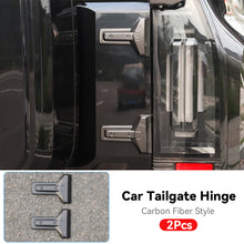 Load image into Gallery viewer, 2Pcs/Set Car Tailgate Hinge Carbon Fiber Lines Modification Styling Accessories ABS For cherry Jetour Traveller Jetour T2 2023 2024