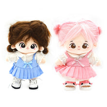 Load image into Gallery viewer, 20CM Cotton Doll Rompers Cartoon Plush Doll Replacement Outfit Dress Playing House Accessories Mini Clothes