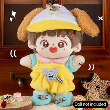 Load image into Gallery viewer, 20CM Cotton Doll Rompers Cartoon Plush Doll Replacement Outfit Lolita Dress Playing House Accessories Mini Clothes