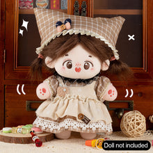 Load image into Gallery viewer, 20CM Cotton Doll Rompers Cartoon Plush Doll Replacement Outfit Lolita Dress Playing House Accessories Mini Clothes